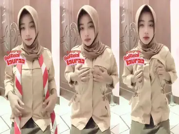 Ukhti Laura Hijab Pramuka Cantik Live Kasur